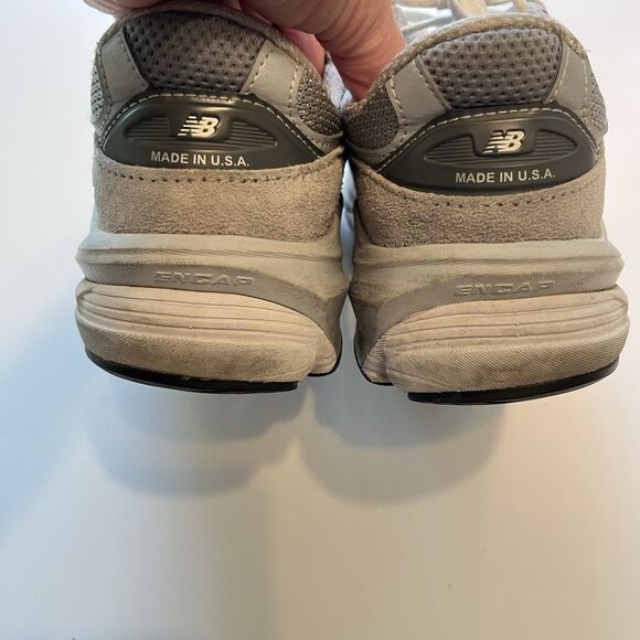 New Balance 990v6 Gray Suede Made In USA Sneakers M990GL6 Men’s US 8 EU 41.5